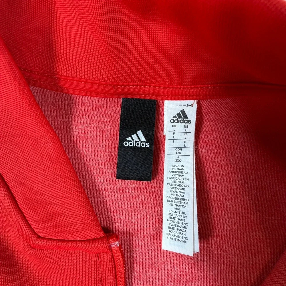 Adidas Spain National Team Full Zip Football Jacket Mens Large Red ESPAÑA